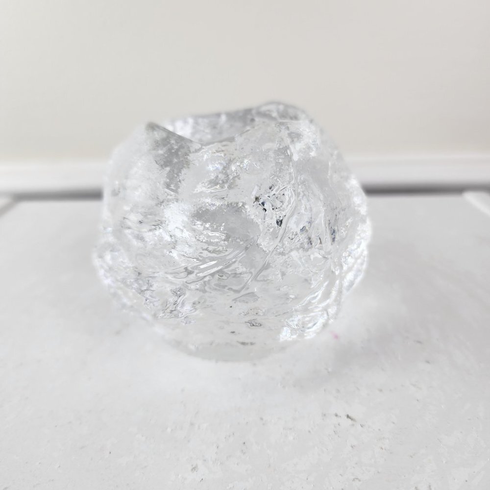 Snowball by Kosta-Boda Votive Candleholder - Picture 2 of 6